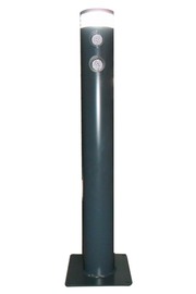 Rammschutzpoller mit Ampel DRM 151mm dunkelgrau